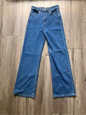 Ever New High Rise Wide Leg Jeans Mid Wash Women’s 4